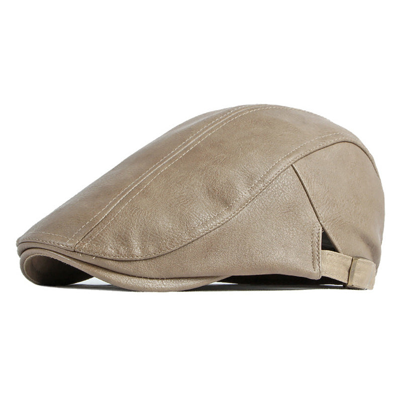 Leren flatcap — BELLINGWOLDE