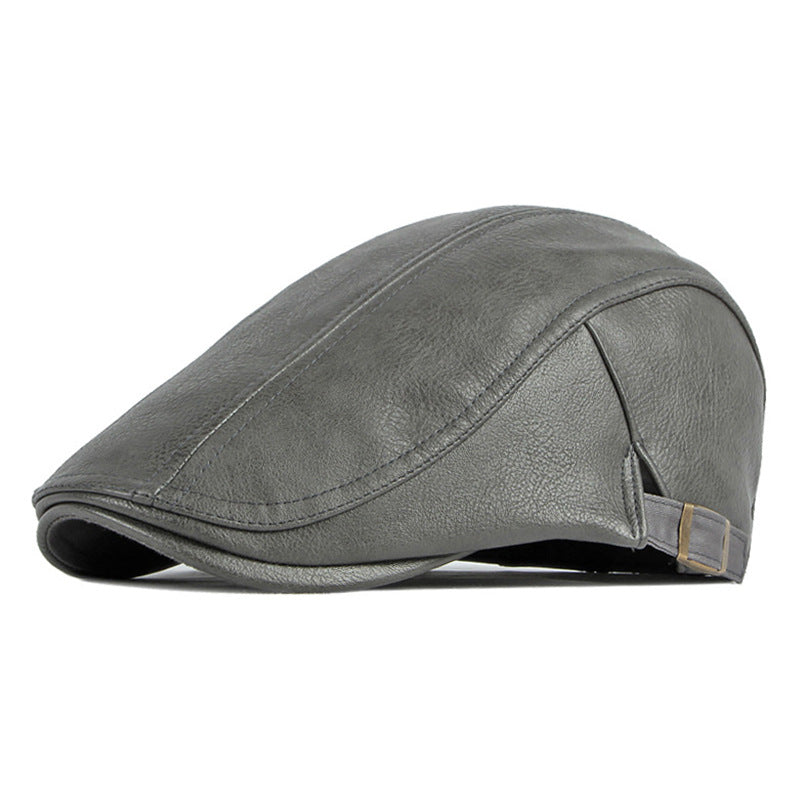 Leren flatcap — MARUM