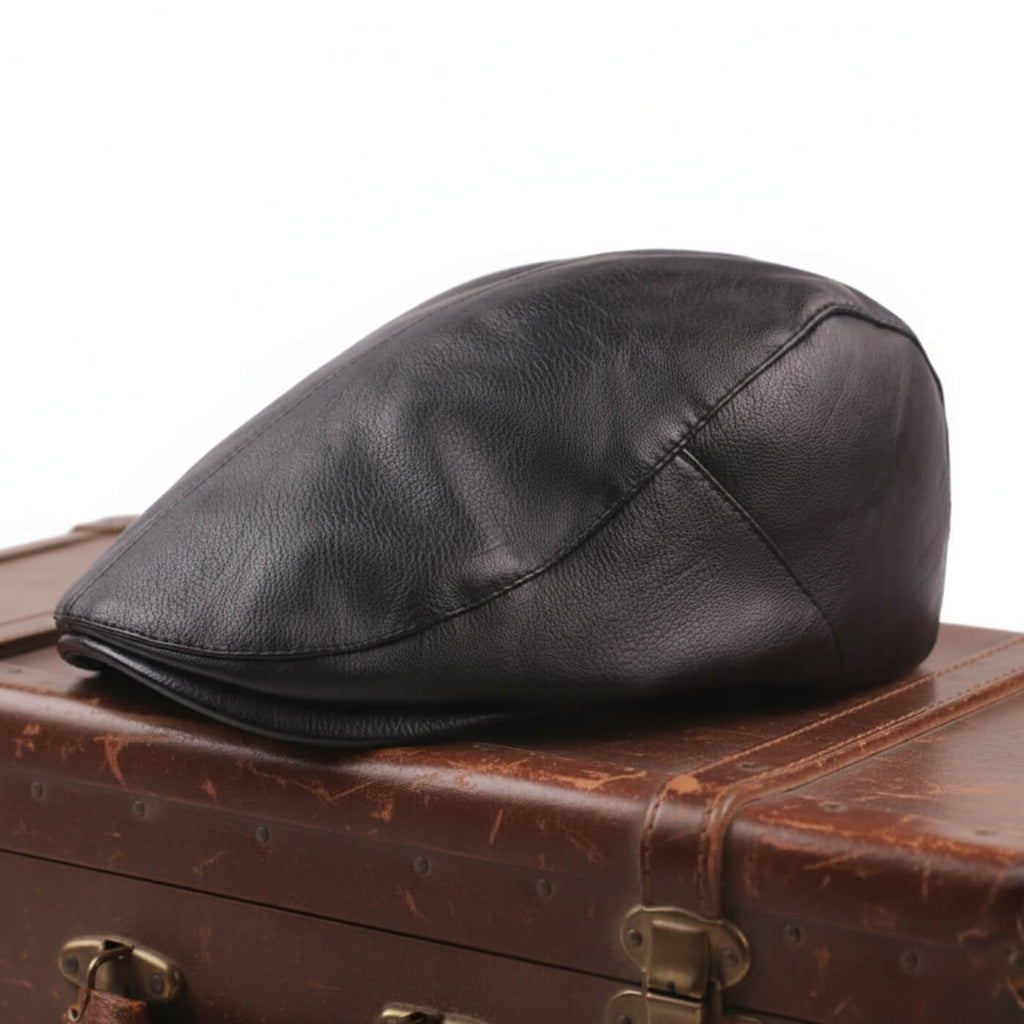 Leren flatcap — ZEIST