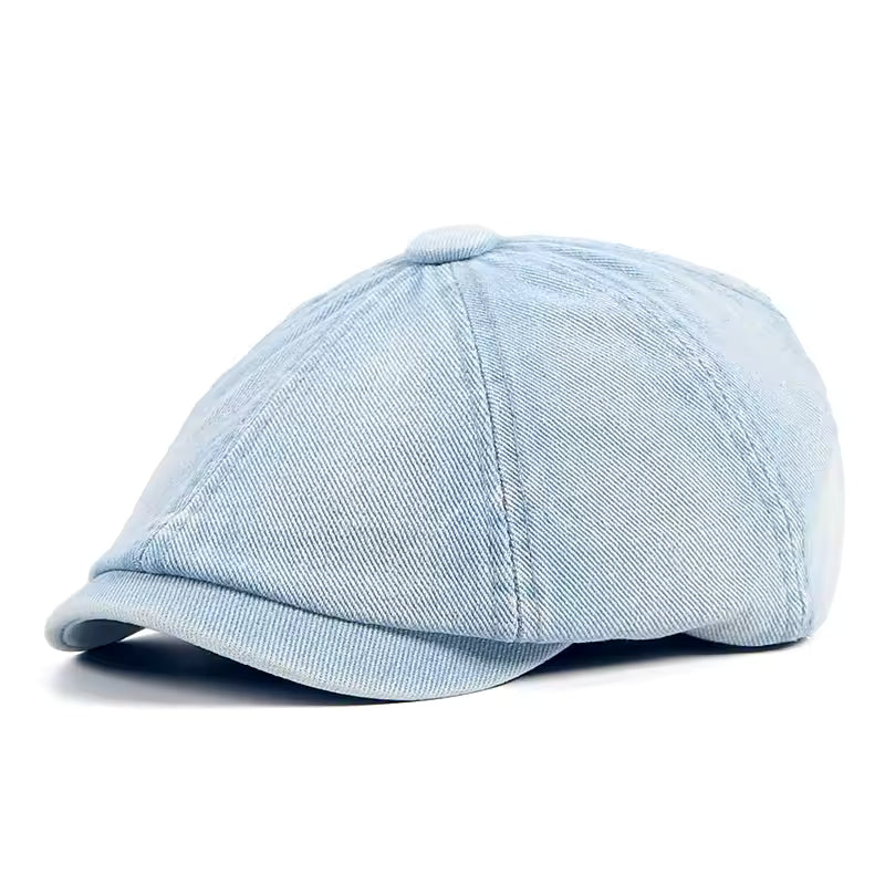 Denim ballonpet — BRIELLE