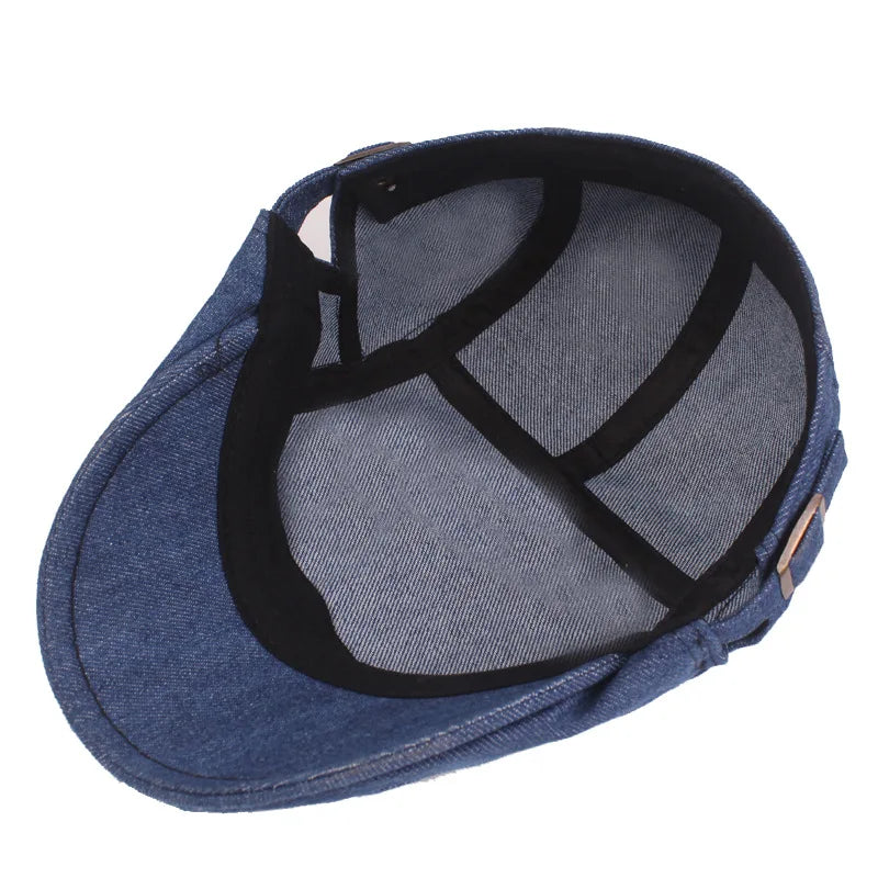 Denim flatcap — TOLLEBEEK