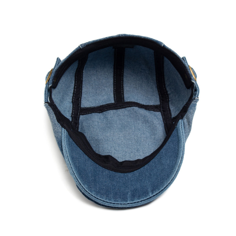Denim flatcap — DONGEN