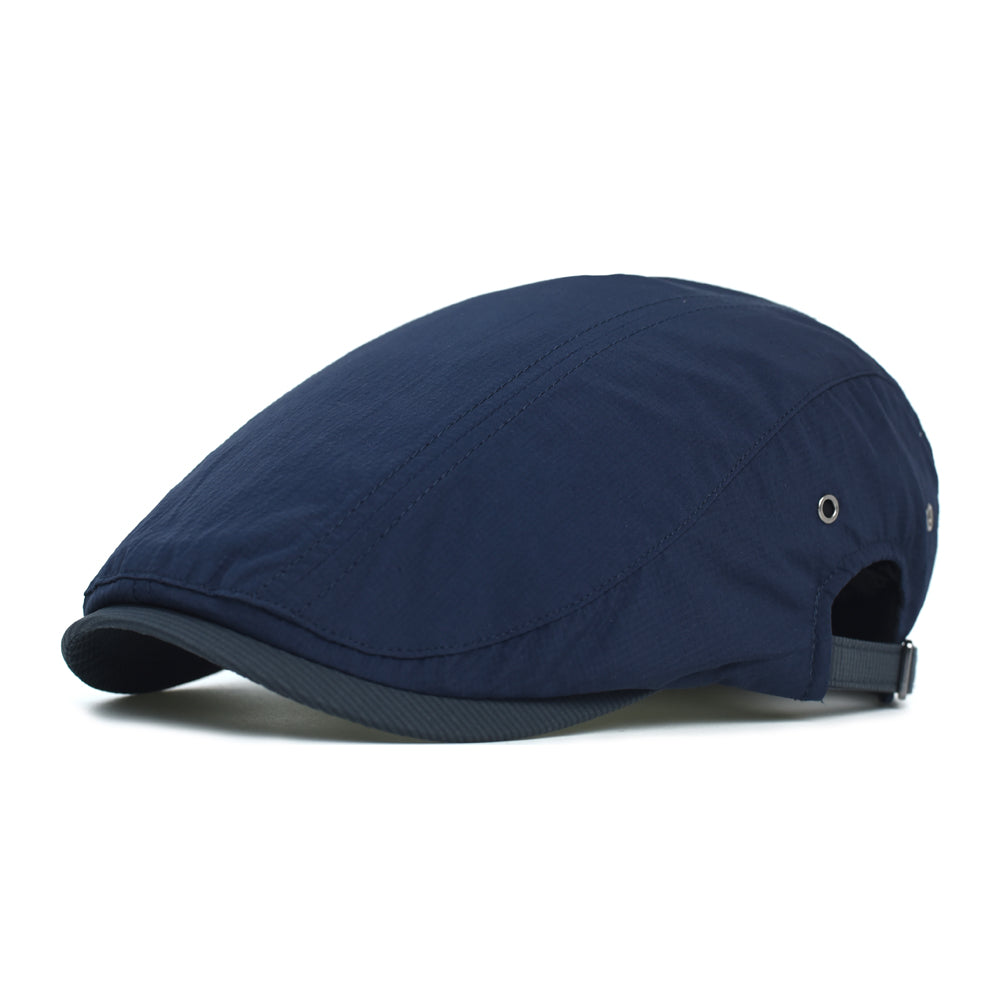 Katoenen flatcap met krijtstreep — OLDENZAAL