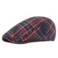 Flatcap van wolmix met tartan — WORKUM