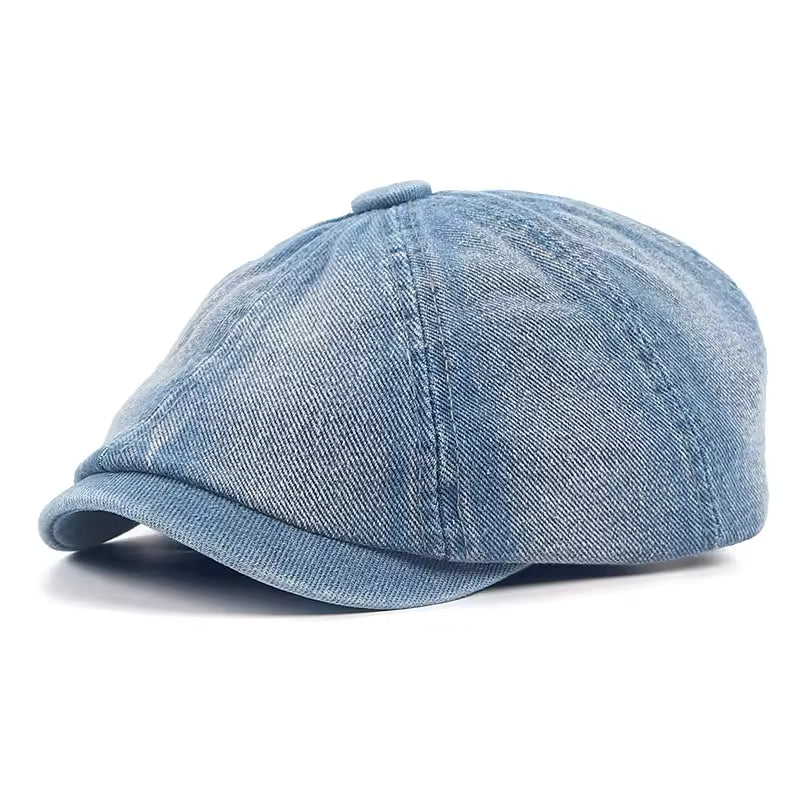 Denim ballonpet — BRIELLE