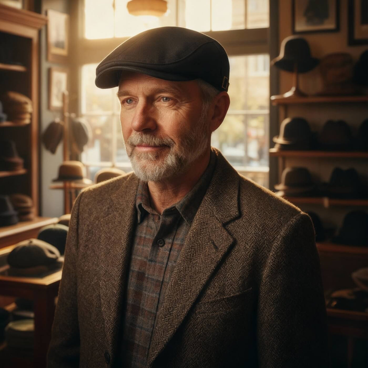 Katoenen flatcap — JULIANADORP