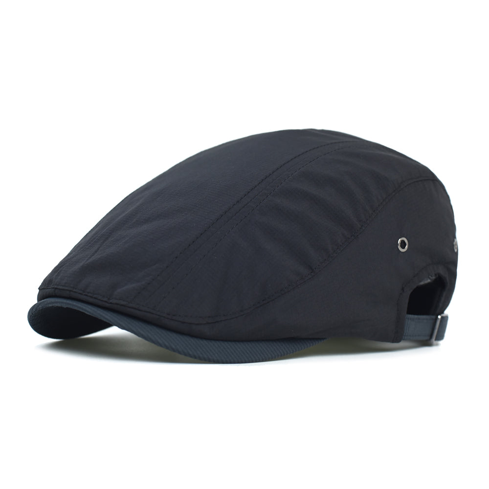 Katoenen flatcap met krijtstreep — RUINEN