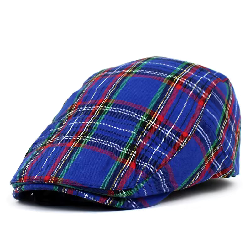 Flatcap van wolmix met ruit — KERKRADE