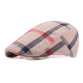 Katoenen flatcap met ruit — MENALDUM
