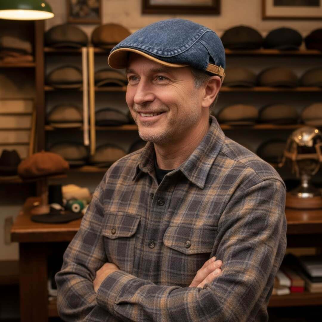 Denim flatcap — BERKEL
