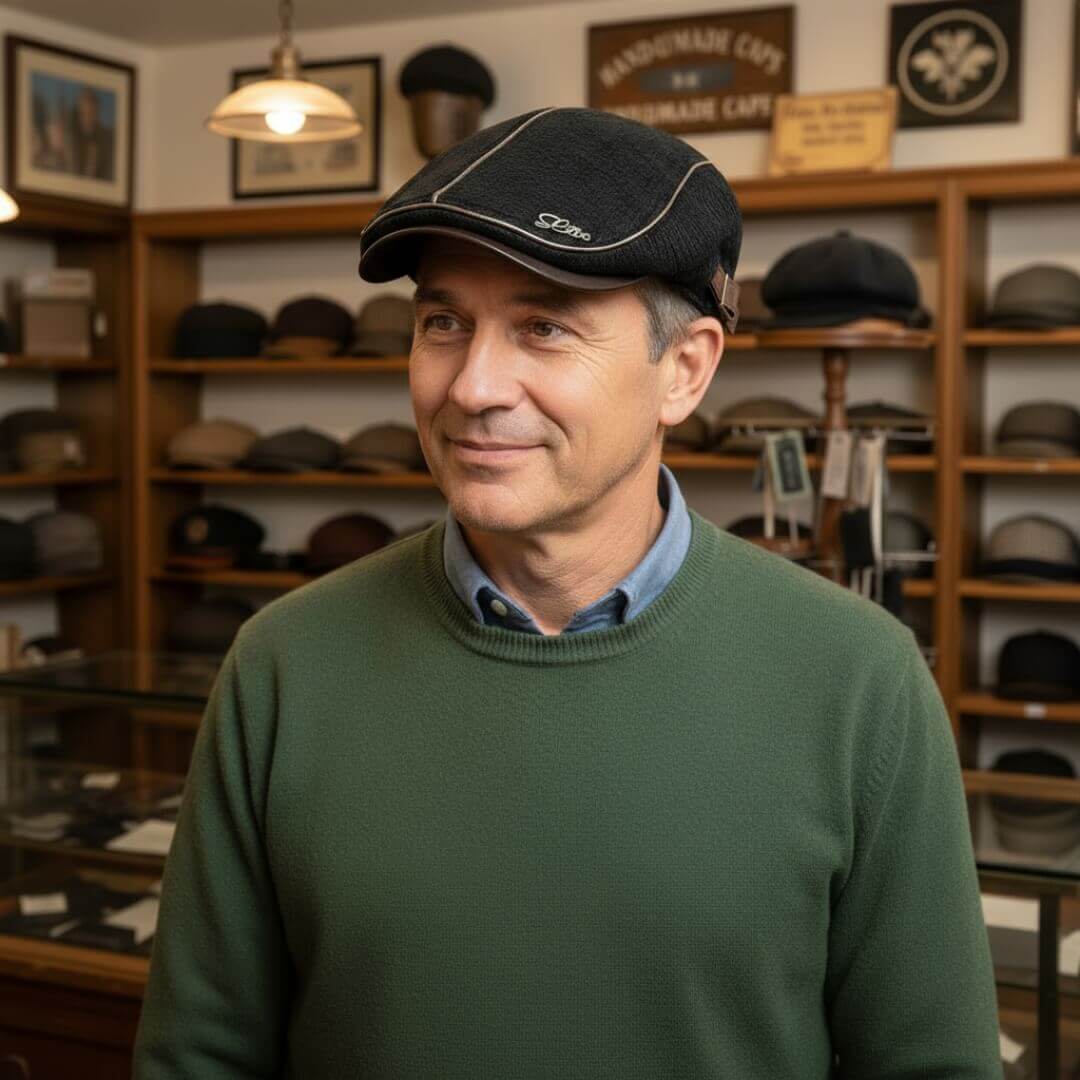 Gebreide flatcap — HOORNAAR
