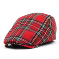 Flatcap van wolmix met ruit — BAARN