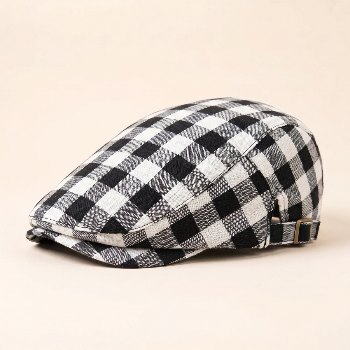 Wollen flatcap met visgraat — VALTHE