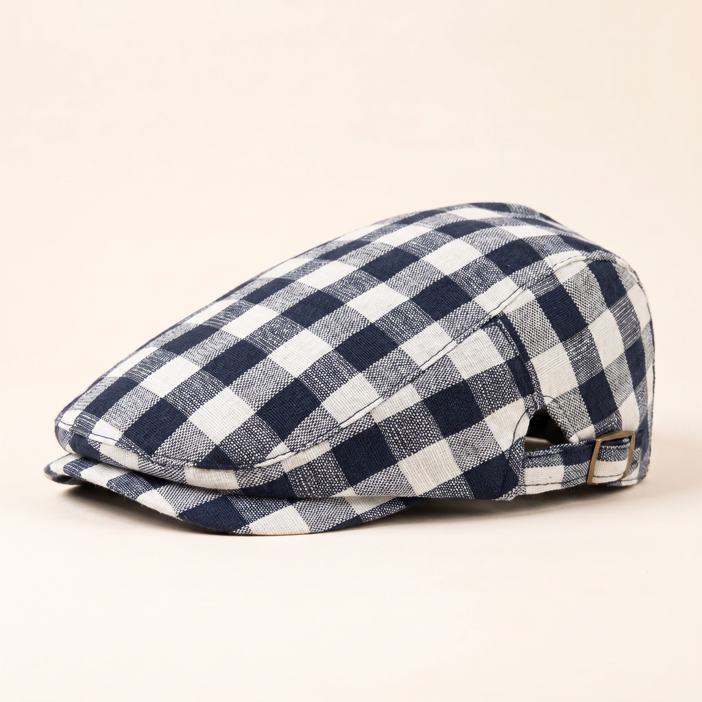 Wollen flatcap met visgraat — VALTHE
