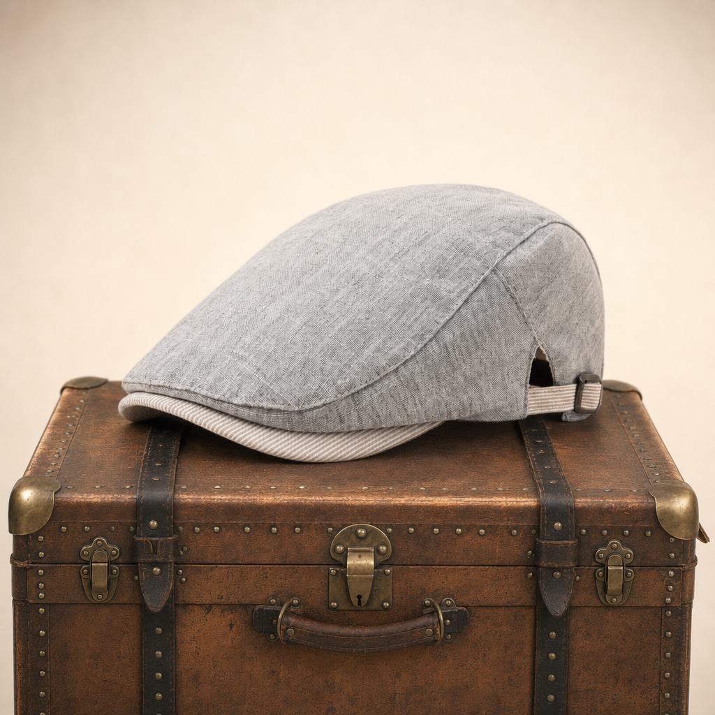 Flatcap van linnenmix — IJSSELMUIDEN