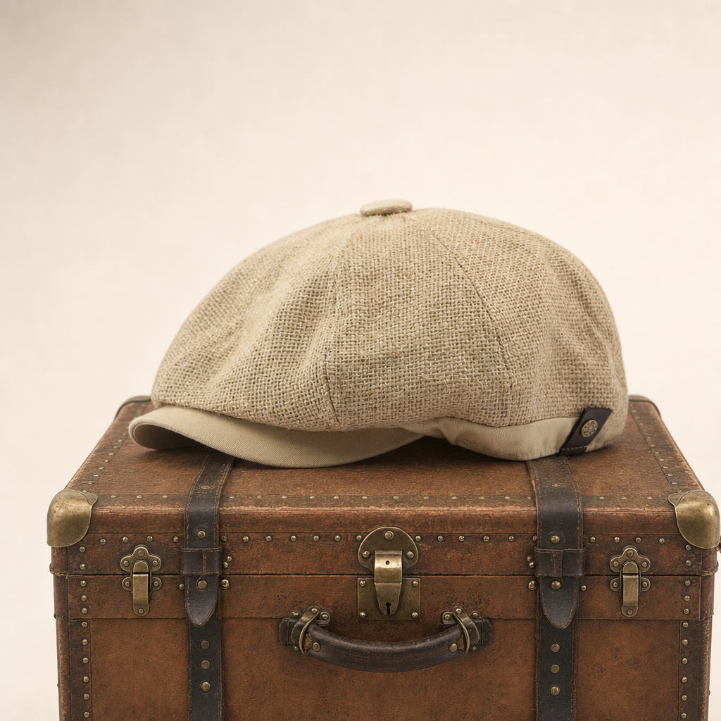 Linnen flatcap — DIDAM