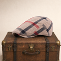 Katoenen flatcap met ruit — TER APEL