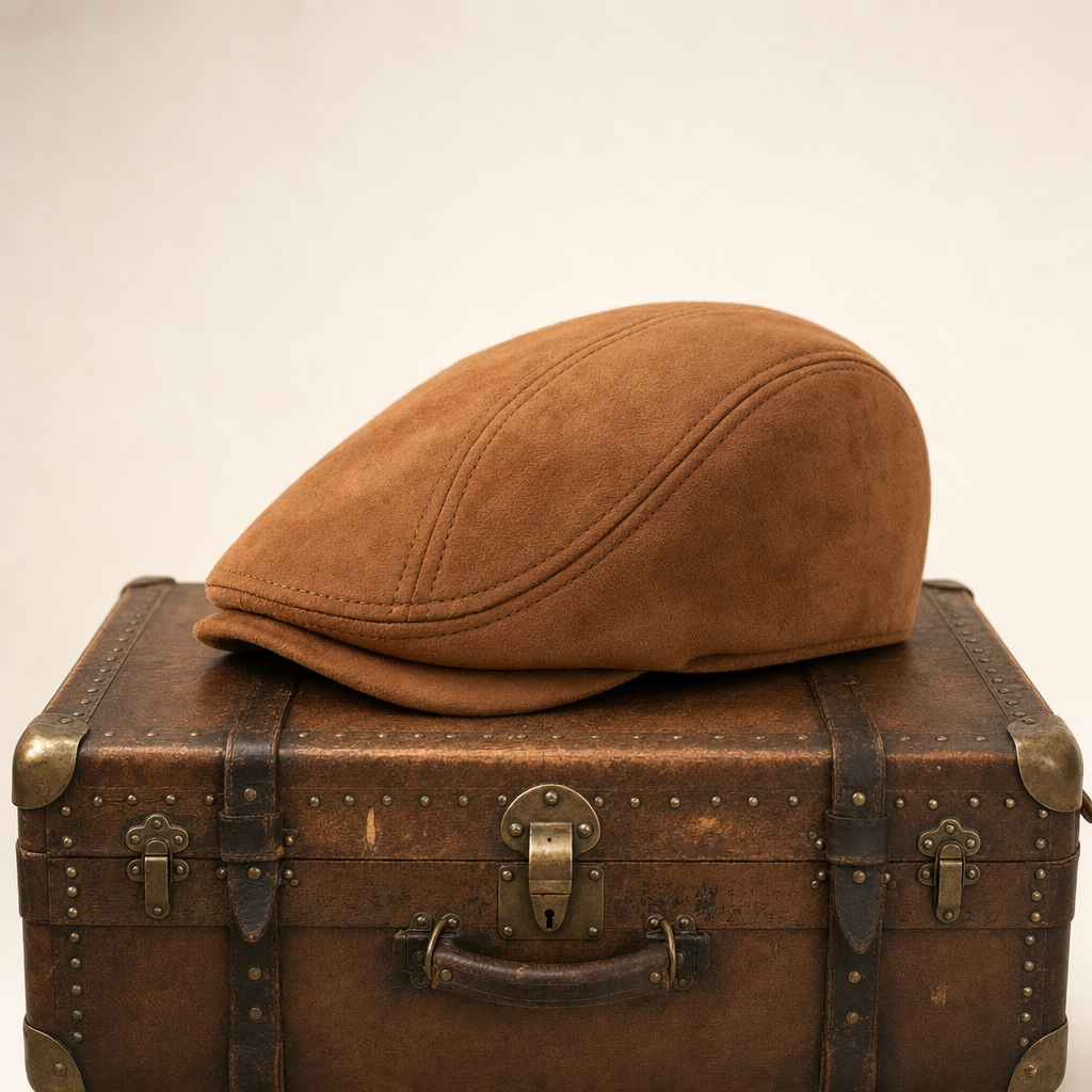 Suède flatcap — ULVENHOUT