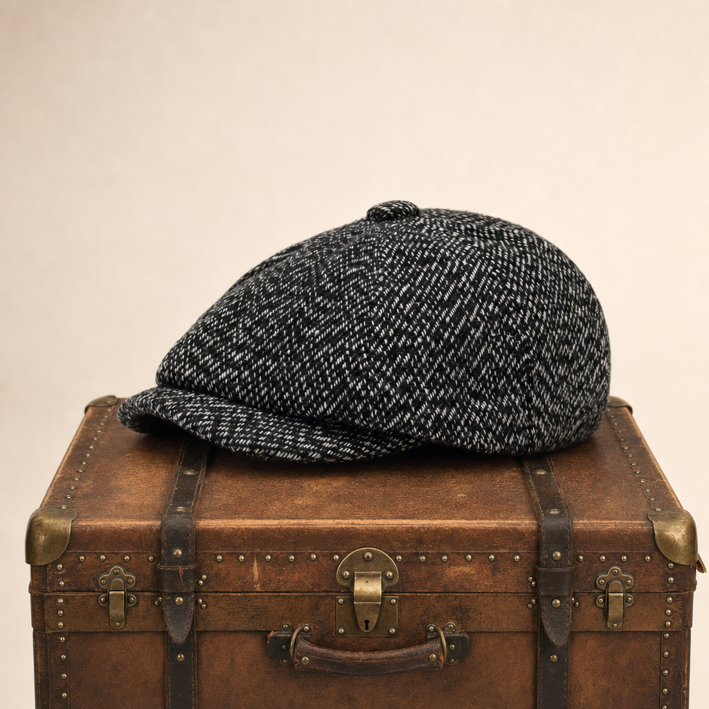 Tweed ballonpet — OUDERKERK