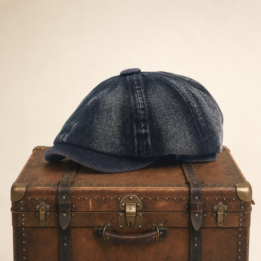 Denim ballonpet — VINKEVEEN