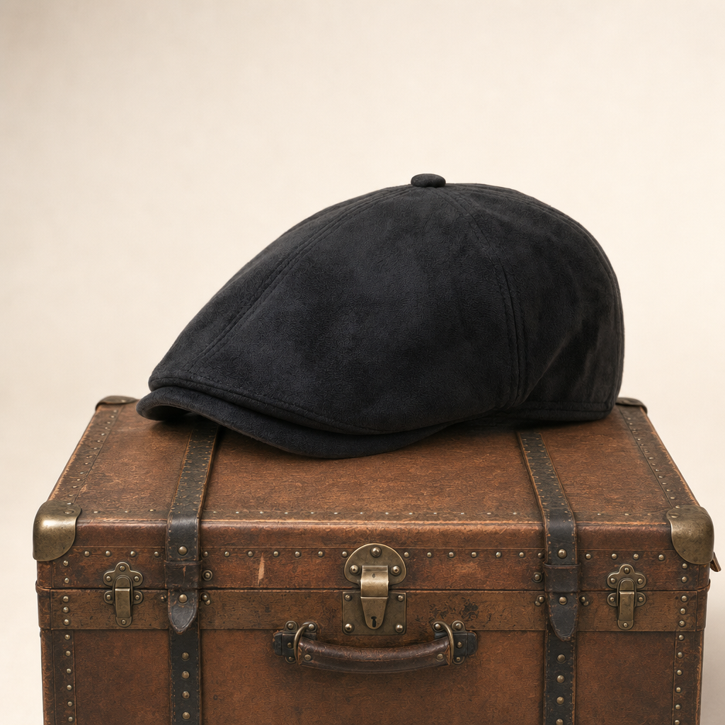 Kunstleren flatcap — GOOR