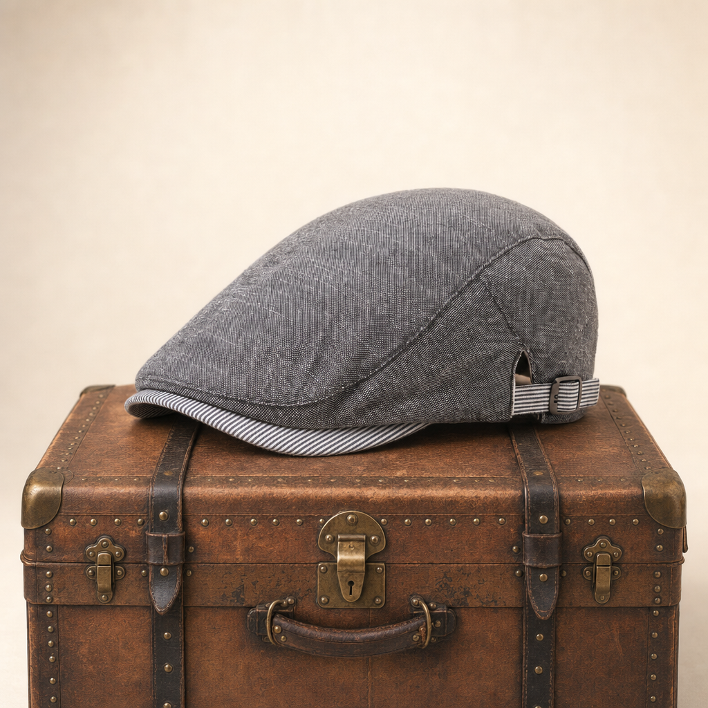 Flatcap van linnenmix — IJSSELMUIDEN