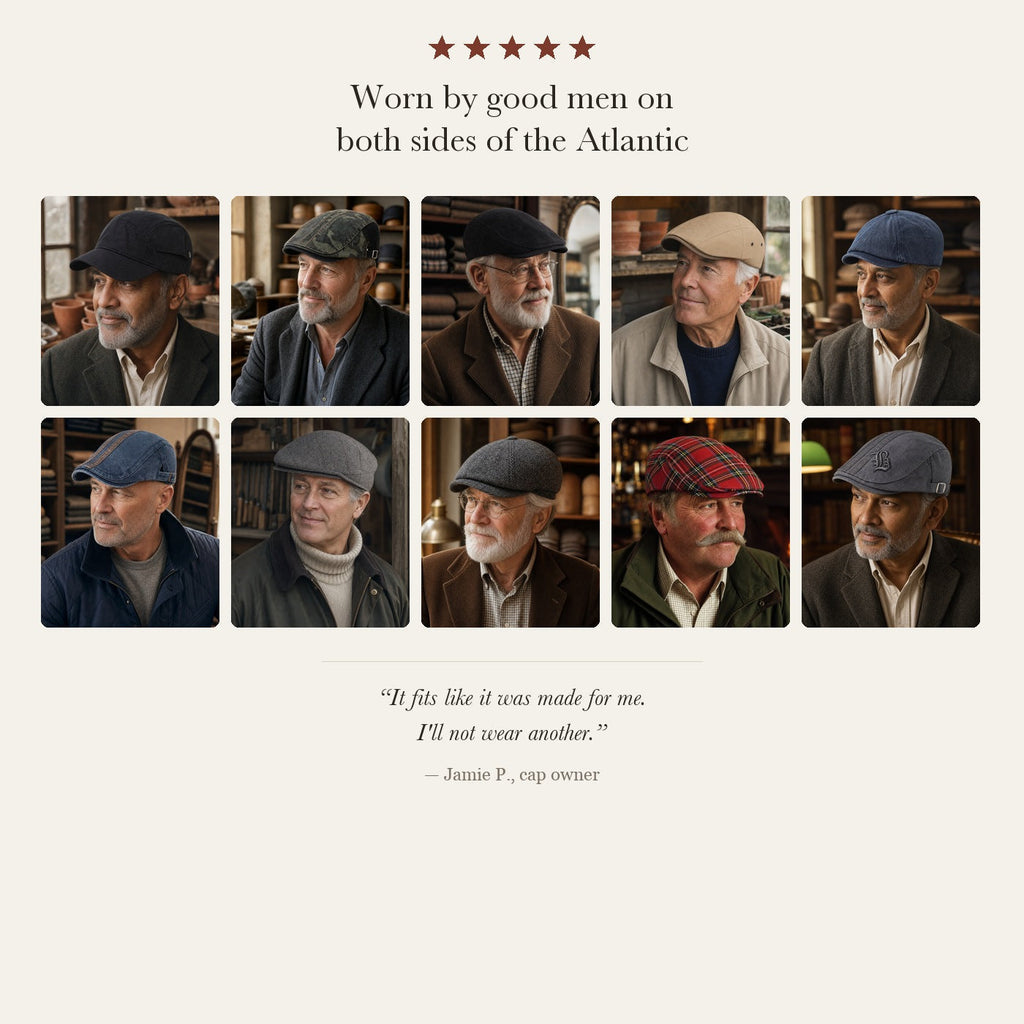 Gebreide flatcap — HEINO