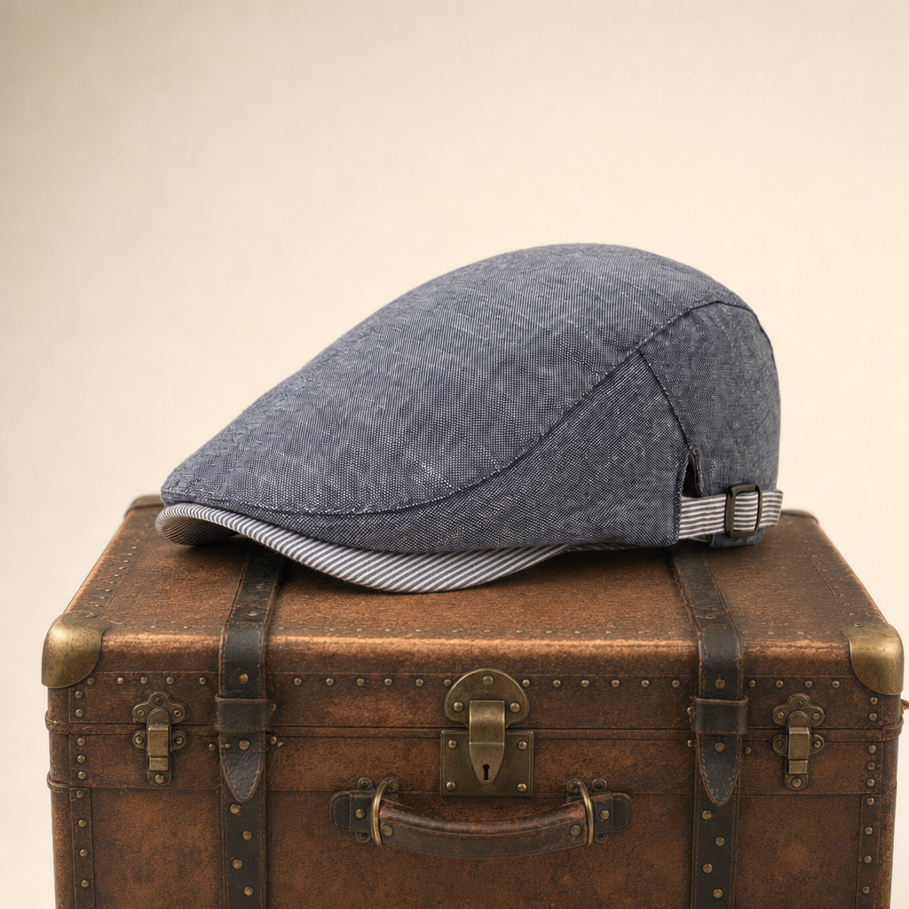 Flatcap van linnenmix — IJSSELMUIDEN