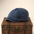 Denim ballonpet — HELMOND
