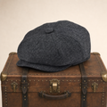 Wollen flatcap — MOERKAPELLE