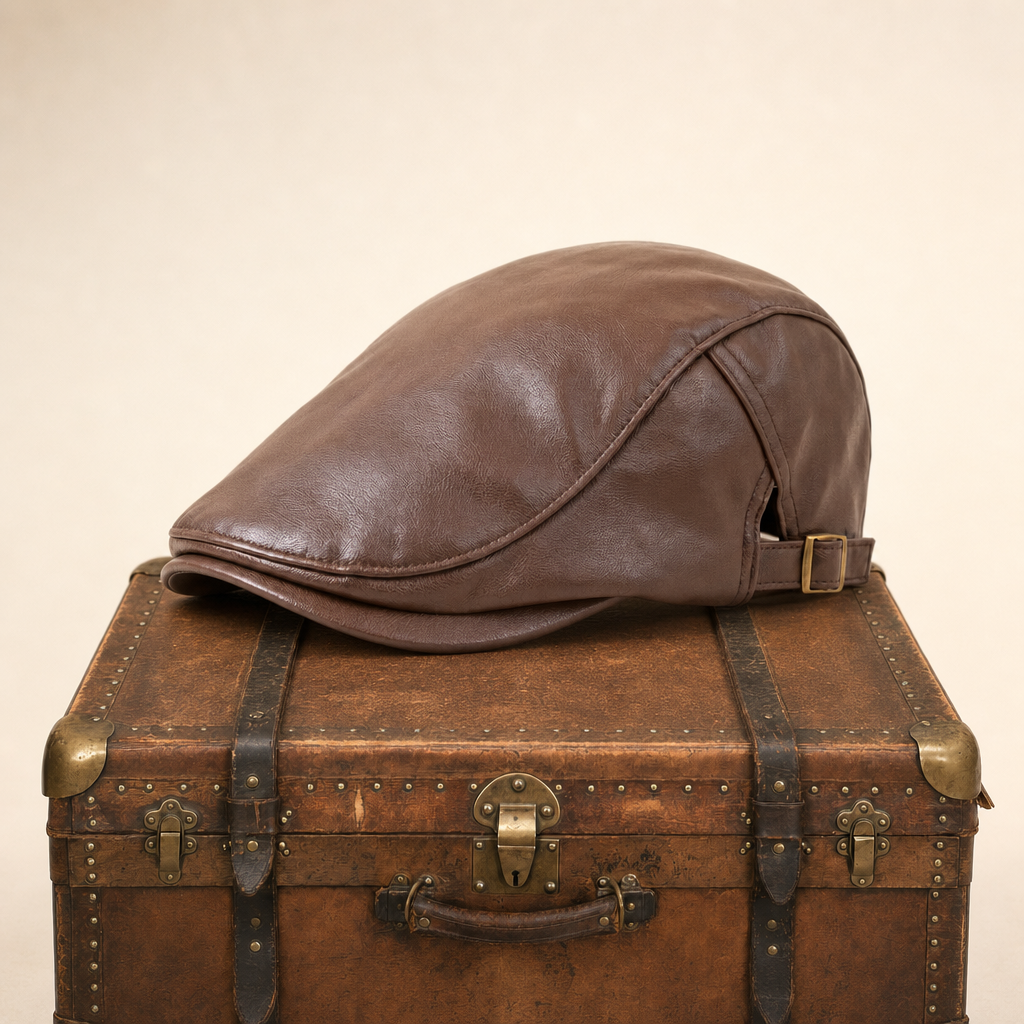 Leren chauffeurspet — ZOETERWOUDE