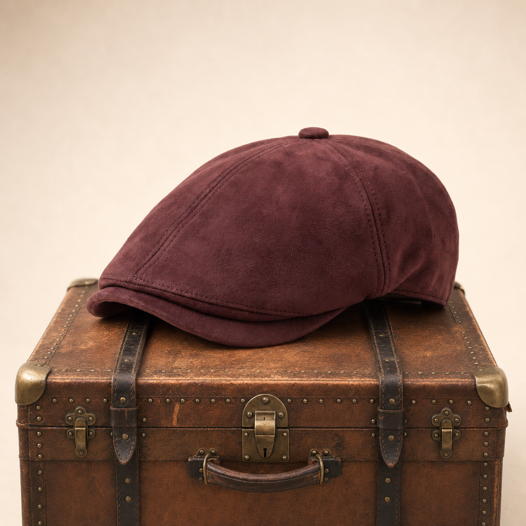 Kunstleren flatcap — GOOR
