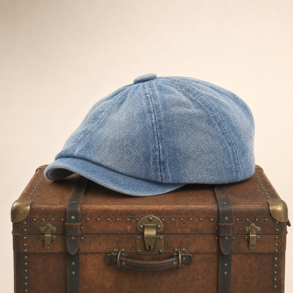 Denim ballonpet — VINKEVEEN
