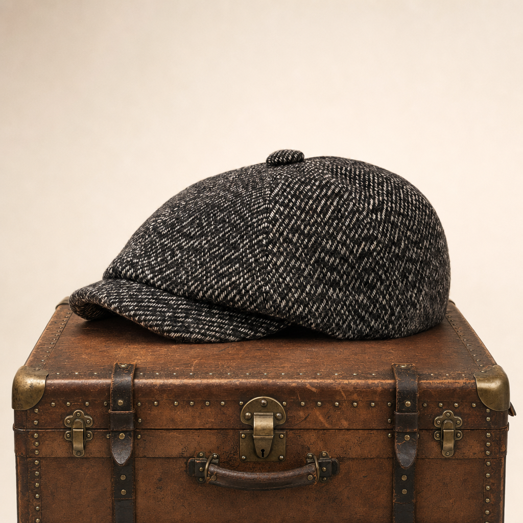 Tweed ballonpet — OUDERKERK