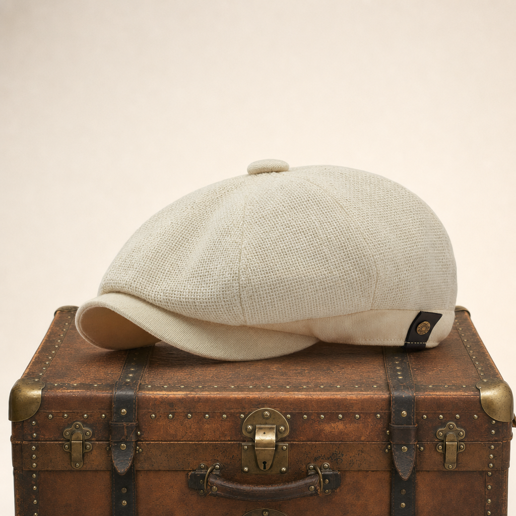Linnen flatcap — DIDAM